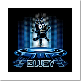 bluey funny Posters and Art